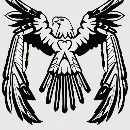 Native American style eagle