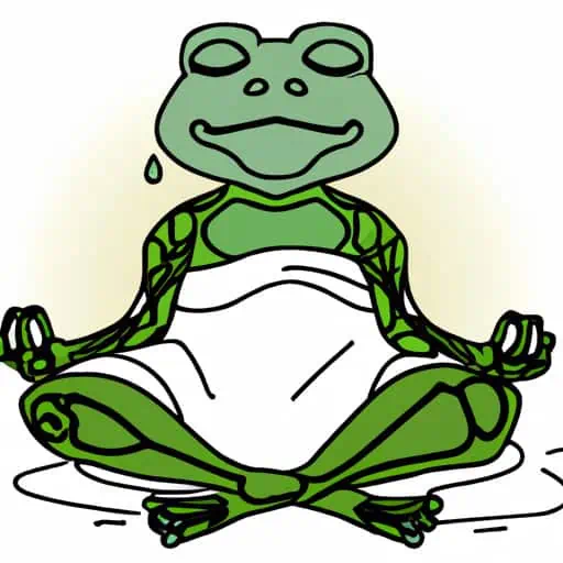 Buddhism style frog