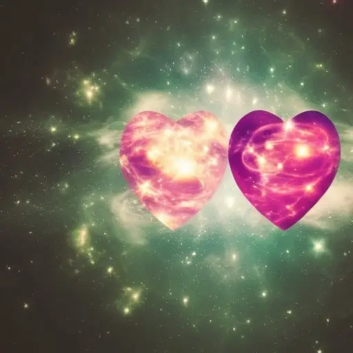 two hearts in universe