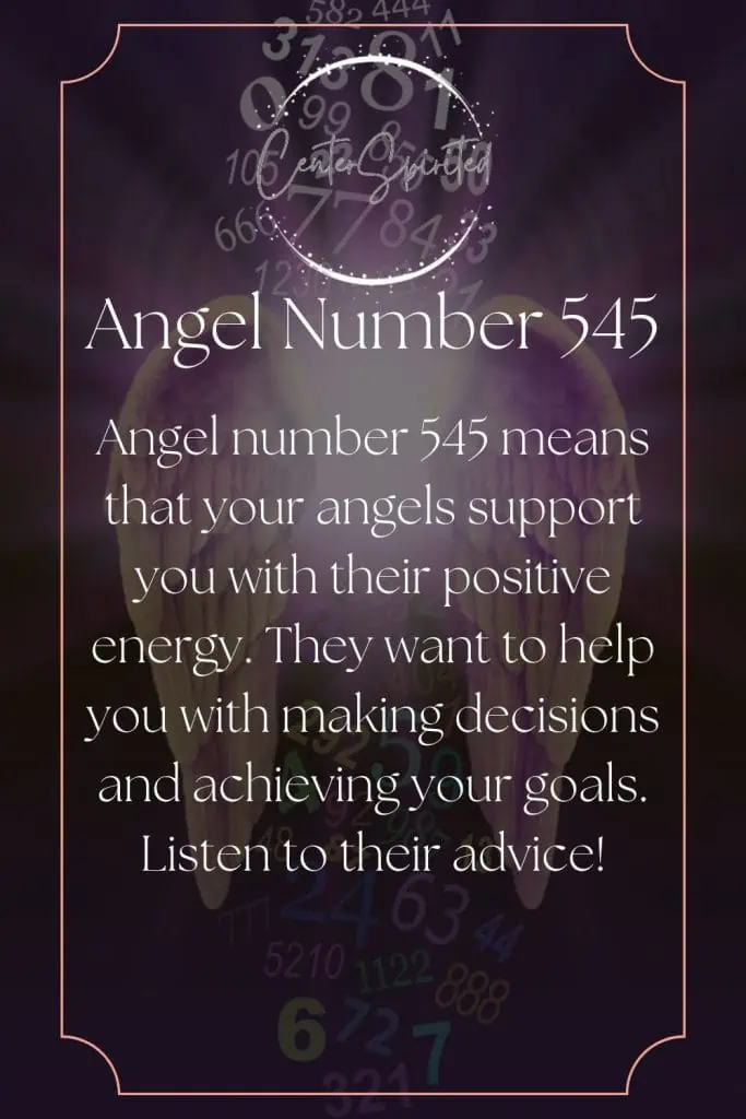 angel number 545 meaning