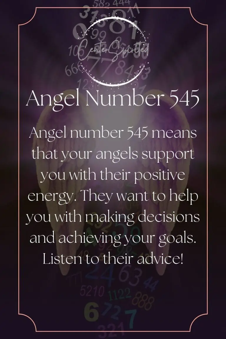 Angel Number 545 Meaning - A Symbol for New Phases?