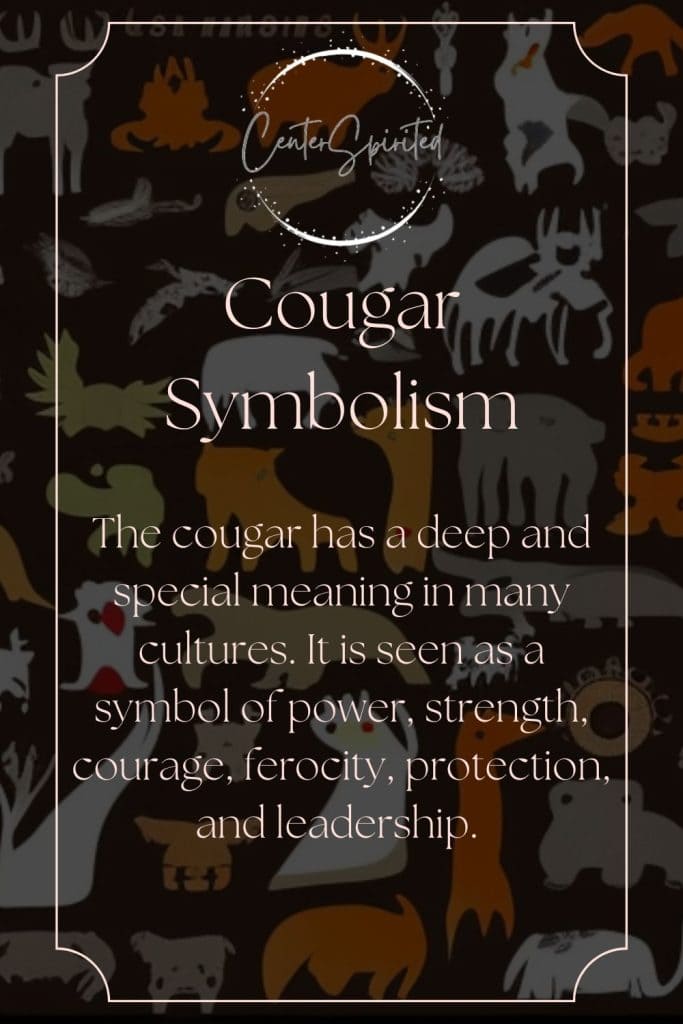 what does it mean when you see a cougar