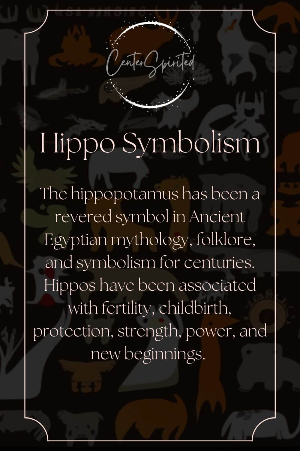 Hippopotamus Symbolism - Meaning of the Hippo Spirit Animal