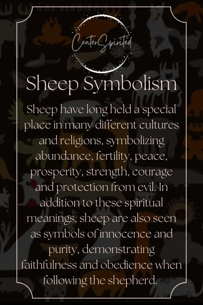 what does it mean when you see a sheep