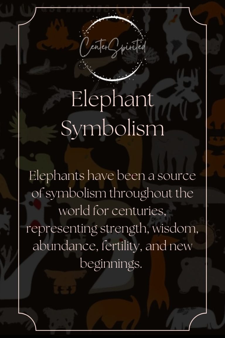 Elephant Symbolism Meaning and Spirit Animal