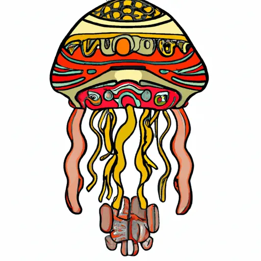 aztec style jellyfish