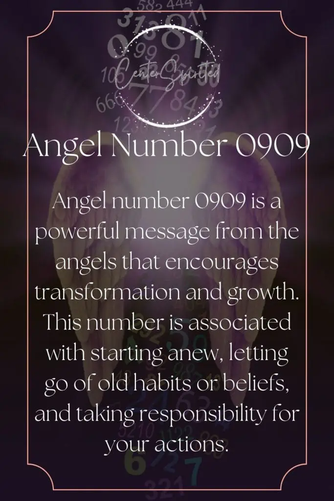 angel number 0909 meaning