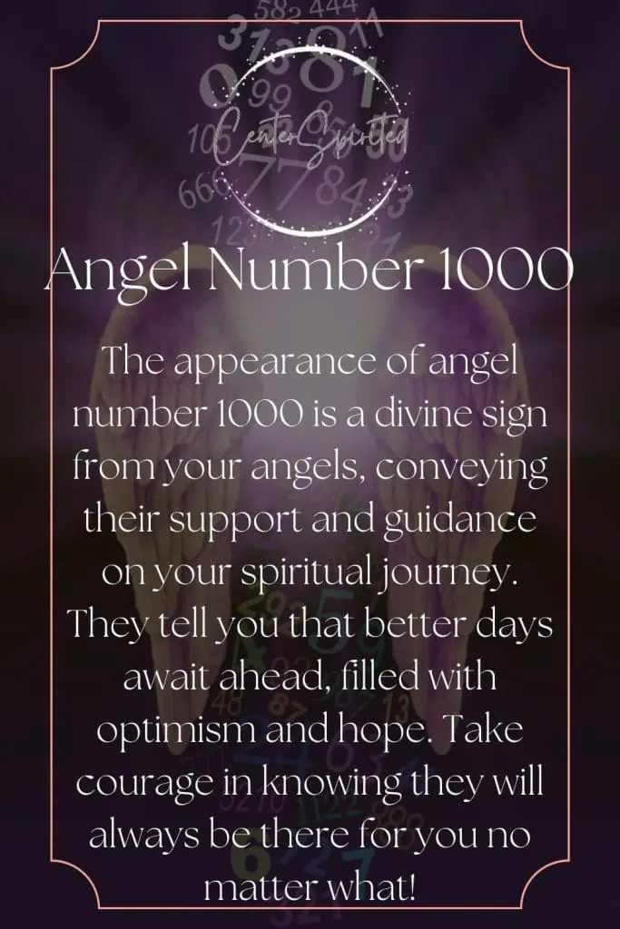 Angel Number 1000 - Spiritual Meaning and Numerology