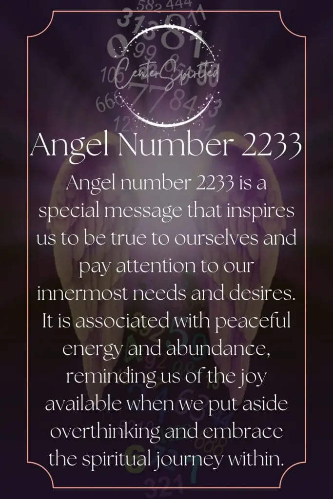 Angel Number 2233: The Meaning Behind this Powerful Symbol