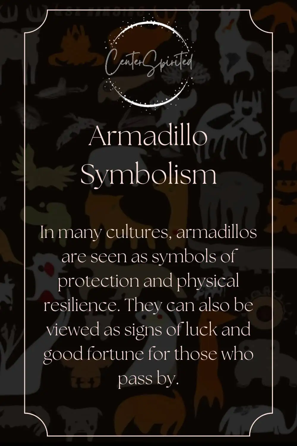 Armadillo Symbolism Spirit & Totem Meaning
