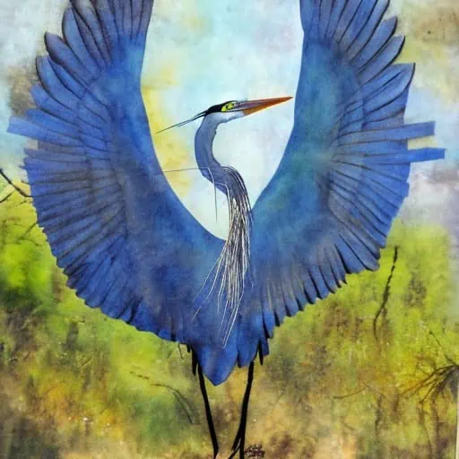 blue heron spirits