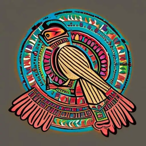Aztec  style birds
