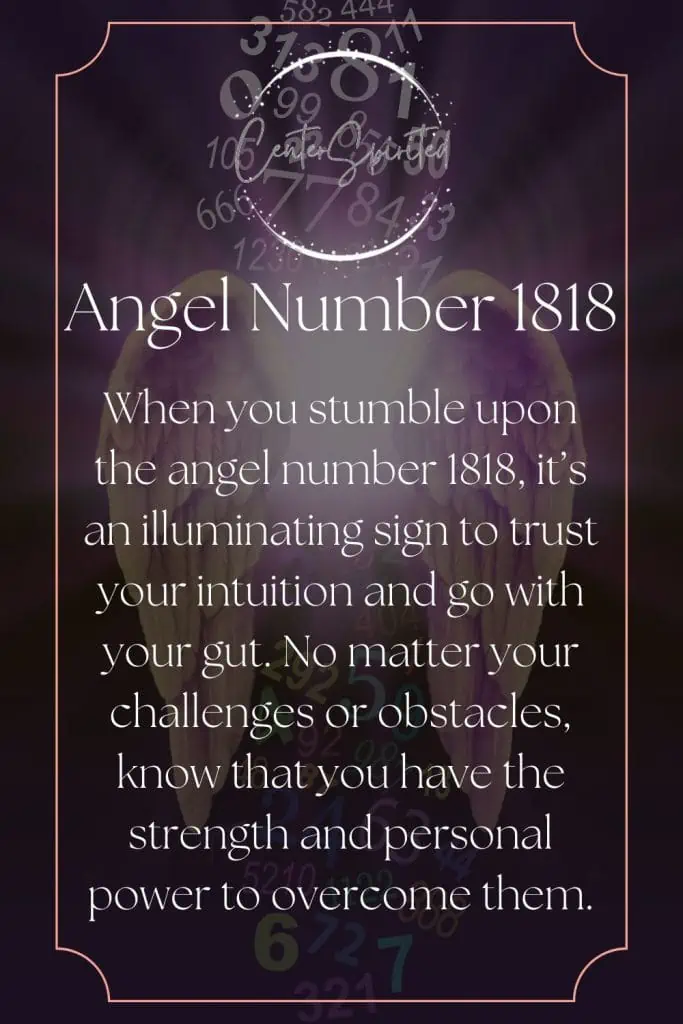 angel number 1818 meaning