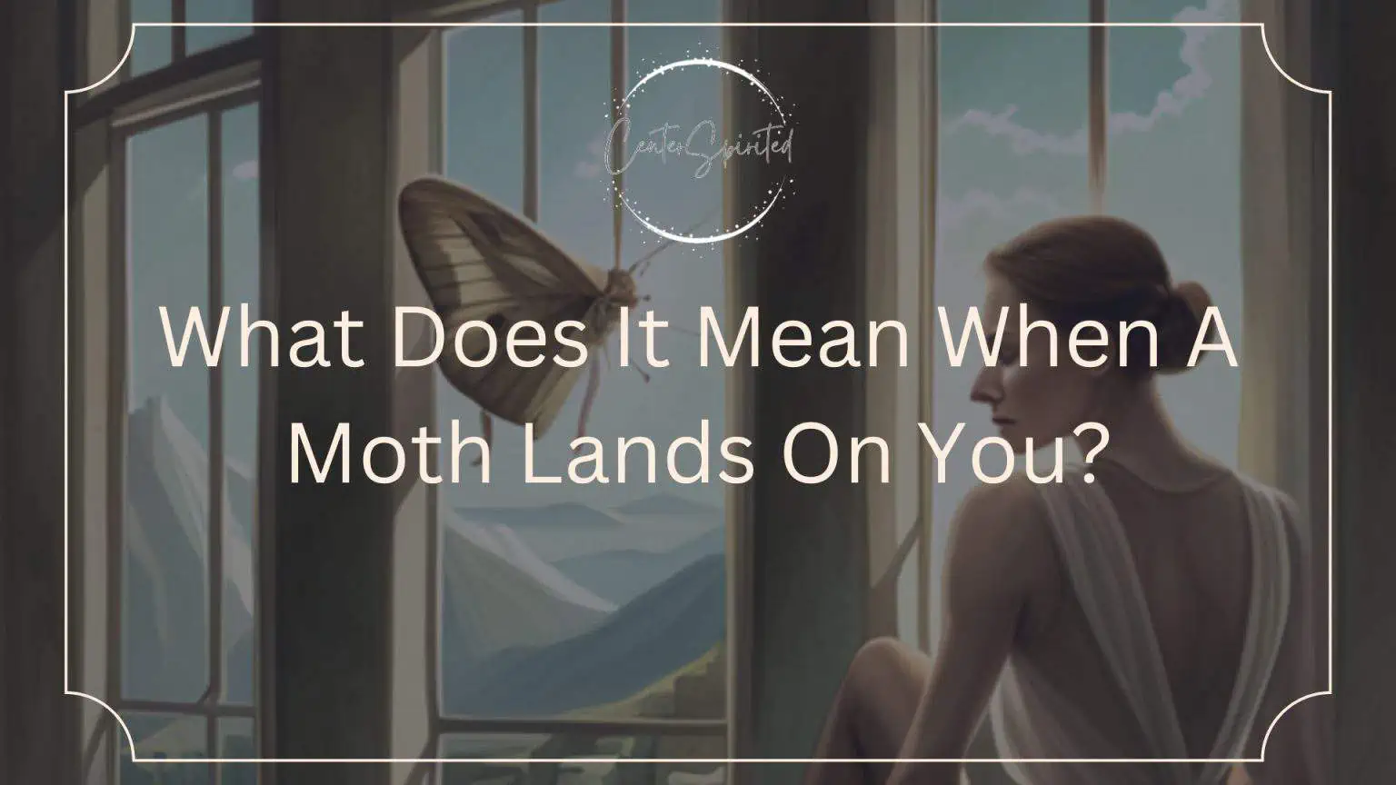 What Does It Mean When A Moth Lands On You?