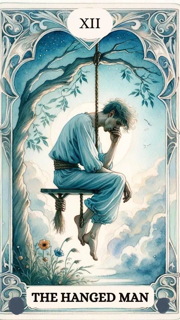 The Hanged Man Tarot Card Meanings, Tarot Oak