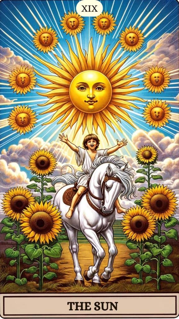 The Sun Tarot Card Meaning 