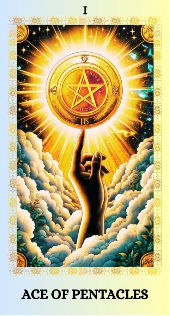 ace of pentacles tarot card