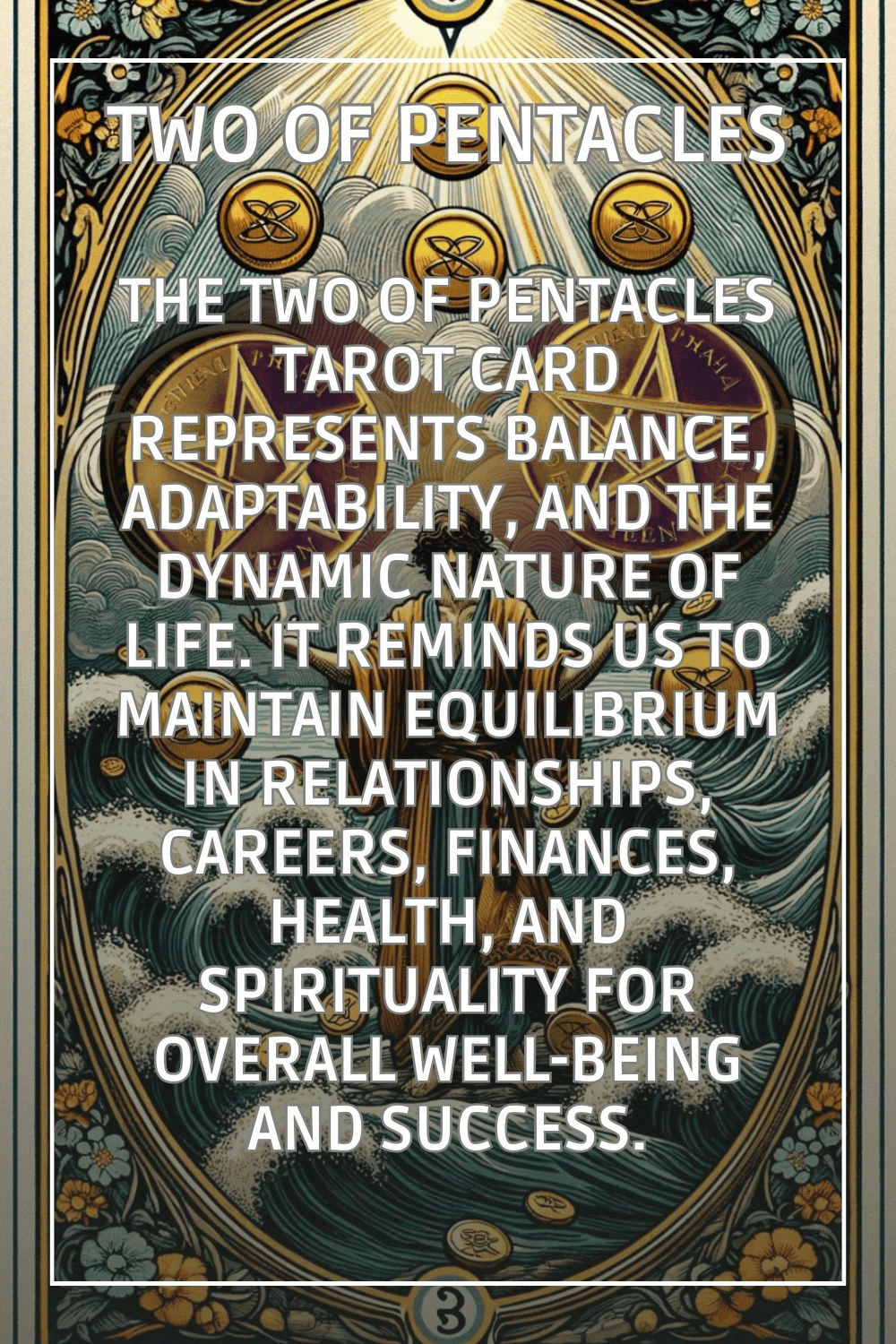 two of pentacles tarot card meaning in hindi