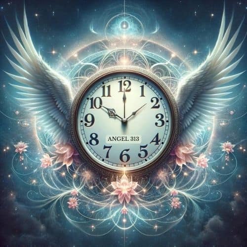 Clock at 3.13, highlighting the synchronicity and divine timing of 313
