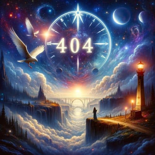 Navigational symbols guiding towards personal and spiritual enlightenment with Angel Number 404
