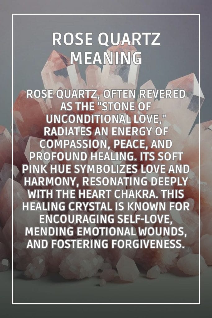 rose quartz meaning