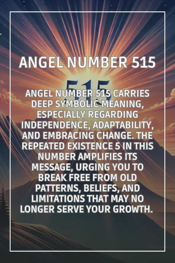 angel number 515 meaning